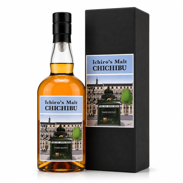 Chichibu Paris Edition 2021 – Japanese single malt whisky phiên bản giới hạn, phối trộn từ 8 thùng ủ tuyển chọn với profile phức hợp và nhiều tầng hương.