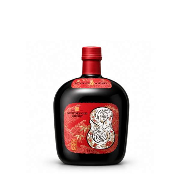 Suntory Old Whisky 2025 Limited Edition – blended whisky Nhật Bản phiên bản năm Ất Tỵ với nhãn con rắn và thiết kế Tết giới hạn của Suntory.