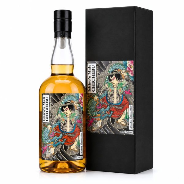 Chichibu London Edition 2024 – Japanese single malt whisky giới hạn, phối trộn từ khoảng 10 thùng ủ với thành phần chủ yếu từ ex-Bourbon casks.