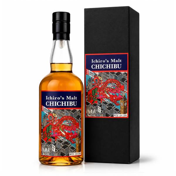Chichibu London Edition 2023 – Japanese single malt whisky giới hạn của Chichibu, phát hành riêng cho London với profile trái cây, malt, vanilla, gia vị và gỗ sồi.