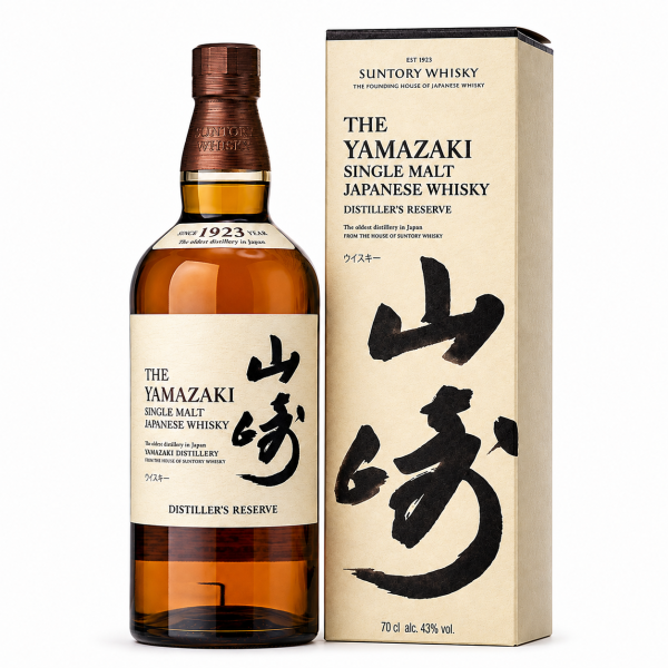 Yamazaki Single Malt – Japanese single malt whisky biểu tượng của Suntory, nổi bật với phong cách trái cây, vanilla, gia vị và gỗ sồi cân bằng.