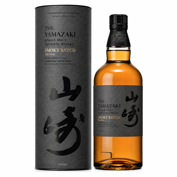 Yamazaki Smoky Batch The First – Japanese single malt whisky giới hạn tập trung vào phong cách smoky, với khói nhẹ, trái cây, malt và gỗ sồi cân bằng.