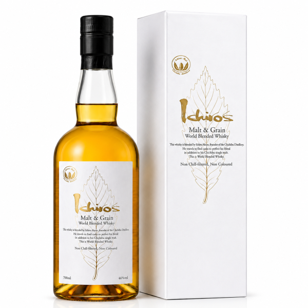Ichiro’s Malt & Grain World Blended Whisky – White Leaf whisky của Venture Whisky, phối trộn malt và grain whisky với phong cách cân bằng, trái cây, mật ong và vanilla.