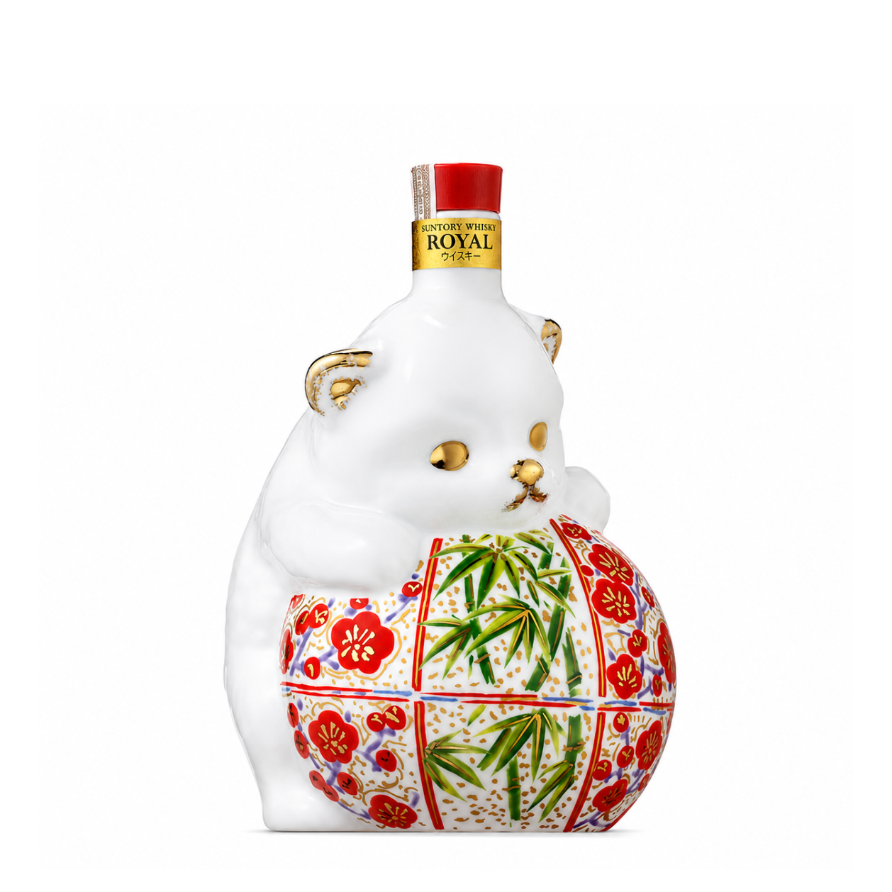 Suntory Royal Whisky 2018 Limited Edition – blended whisky Nhật Bản phiên bản Zodiac năm Mậu Tuất, nổi bật với bình sứ hình chó và thiết kế giới hạn của Suntory.